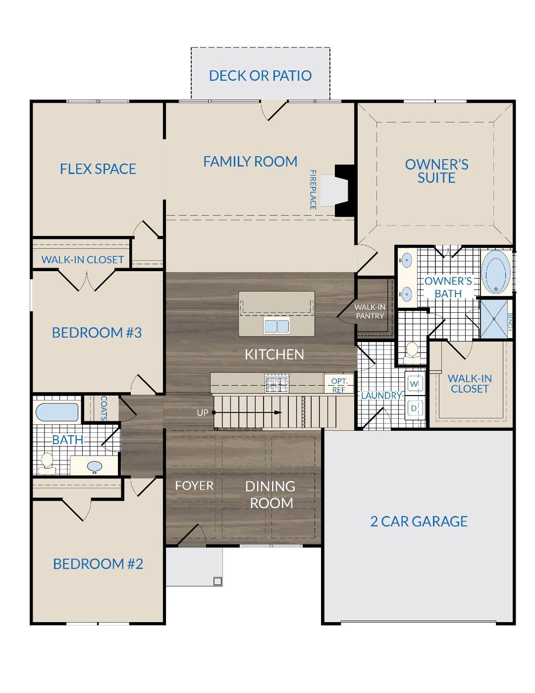 The Elizabeth Floor Plans New Homes in Cumming GA